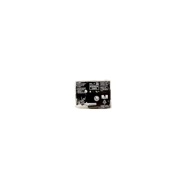 Brother STe151 svart rulle (2,4 cm x 3 m) 1 rull(ar) stämpelband för P-Touch PT-2430, 2470, 2730, 3600, E500, E550,...