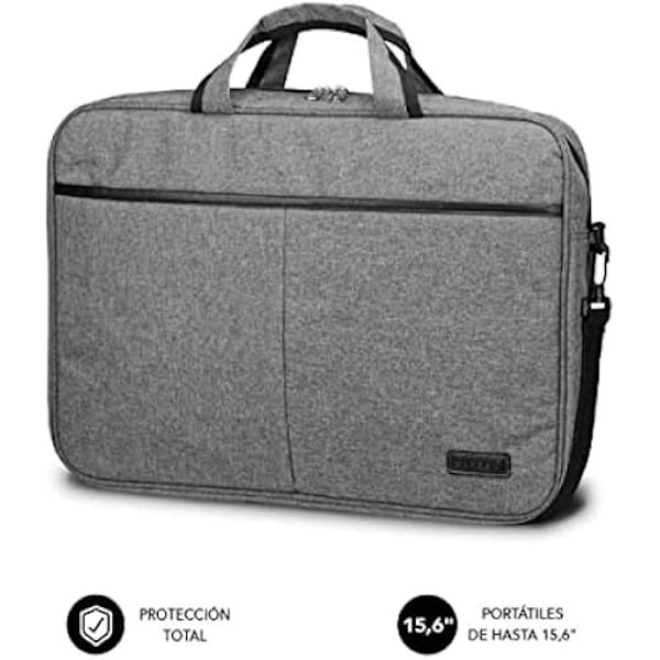 Laptopväska - SUBBLIM - Elite Grey - 15,6'' - Double Cremallera - Grå