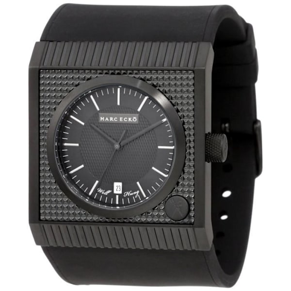 Ur - Marc Ecko - THE TREASURY E14544G1 - Sport - Sort - Kvarts - Firkantet Svart