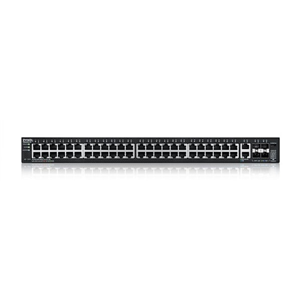 Switch Ethernet - ZYXEL - XGS2220-54 - 54 porte - Sort - Kvalitetsydelser
