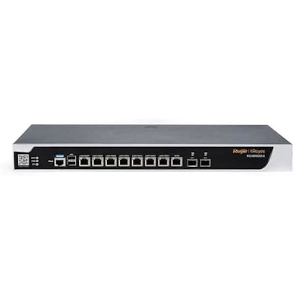 Ruijie Reyee RG-NBR6205-E High Performance Managed Router - 8 portar - QoS Svart