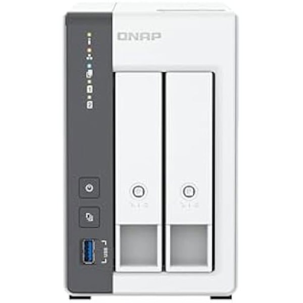 NAS - QNAP - TS-216G - 2 båse - 4 GB RAM - 1x1GbE 1x2,5GbE