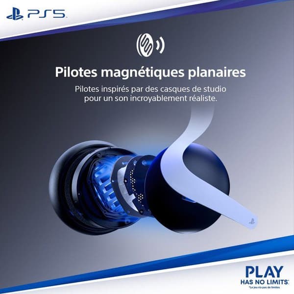 PULSE Elite - Langaton headset-mikrofoni - Yönmustat Svart