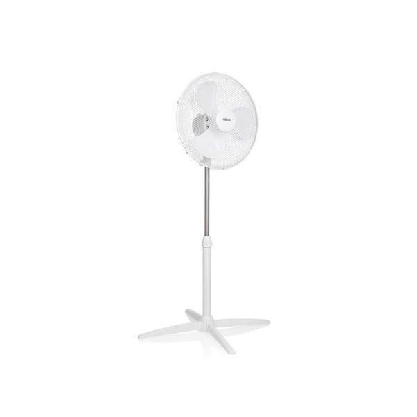 Jalustatuuletin - TRISTAR - VE-5755 - 45 W - Oscillation - Kaukosäädin - 3 nopeutta Vit