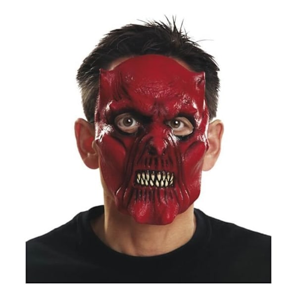 Demon Mask - Disfrazzes - Pukuasusteet - Mixed - Punainen - Monivärinen Flerfärgad