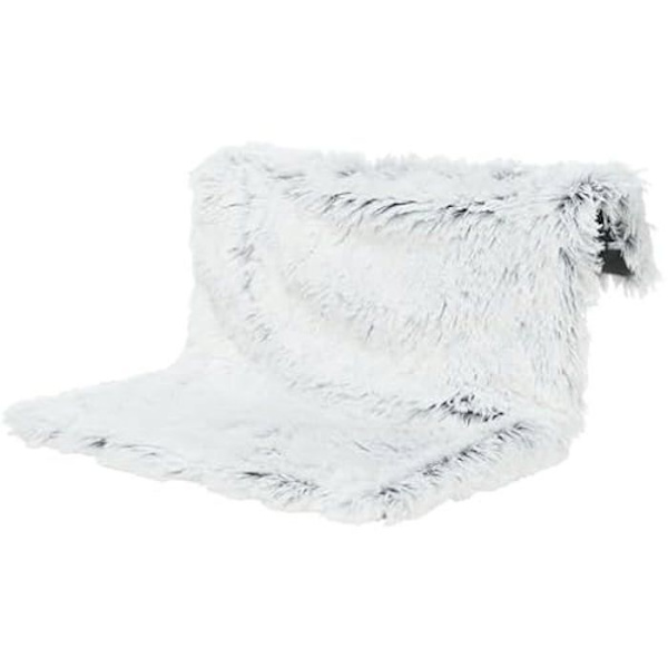 Hängmatta - TRIXIE - Harvey - Fleecefoder - Metallram - Justerbart stöd Grå