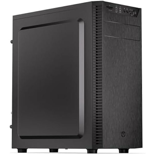 ATX PC-fodral - ENDORFY - Armis 100 - 120 mm fläkt ingår - 2X USB-A - Skydd mot obehörigt åtkomst Svart