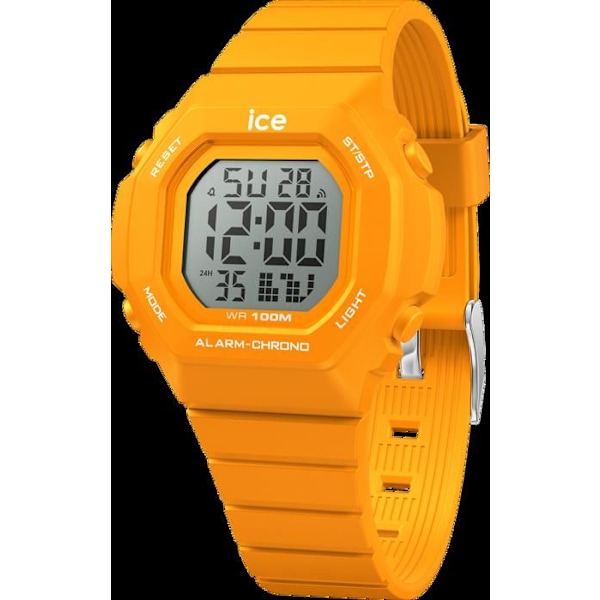 Kello - Jääkello - 022102 - Silikonioranssi - 39 mm - Vedenkestävä 10 bar Orange
