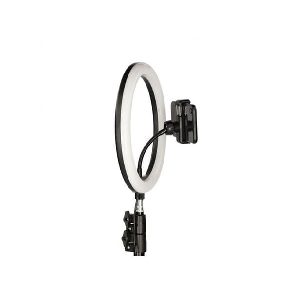 FOTO STUDIO MAX RING LED MED STATIV KSIX Svart
