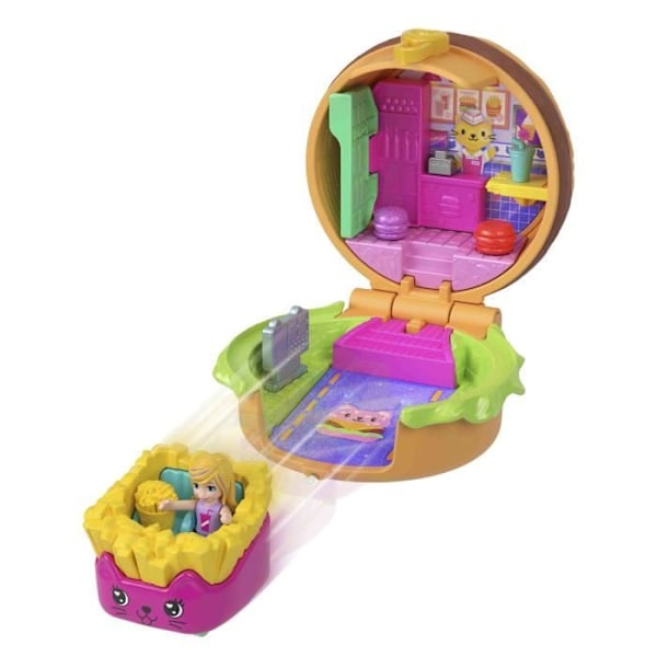 Polly Pocket–Multifacettes-Sæt- biler og mini-figurer - JCR44 tilfældig model - fra 4 år