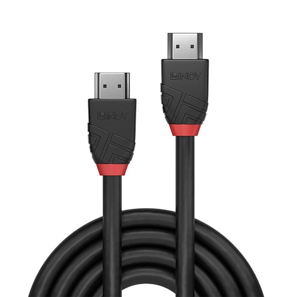 LINDY HDMI 2.1 Ultra HD 8K 60Hz Musta Kaapeli 50cm Svart