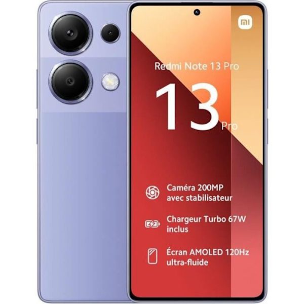 Redmi Note 13 Pro Violetti 4G 12 GO + 512 GO Lila