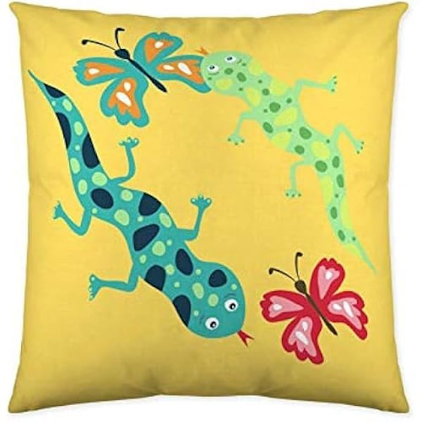Kuddfodral - Couture - Jungle Exotic - 50 x 50 cm - Flerfärgad - Inomhus Flerfärgad