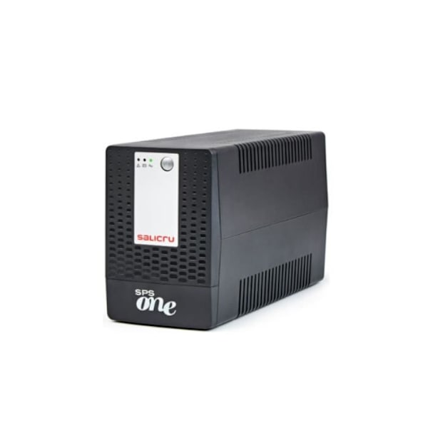 SALICRU UPS SPS 1500 ONE BL SORT Line-interaktiv 1500VA USB 4 stik Shuko/FR Overbelastningsbeskyttelse 3 års garanti 662AG000013