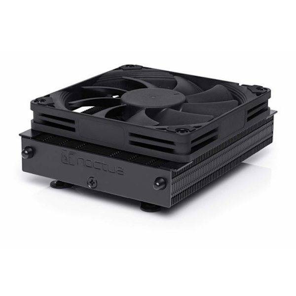 CPU heatsink med blæser Noctua NH-L9a-AM4 chromax.sort Lavprofil NH-L9a-AM4 CH.BK 1 stk.