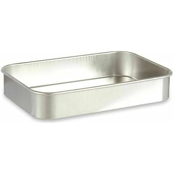 Kastruller - KINVARA - Set med 12 - Aluminium - Silver - 31 x 5,5 x 21,5 cm Silver