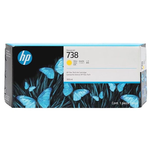 HP Muste/ 738 300-ml KEL DesignJ