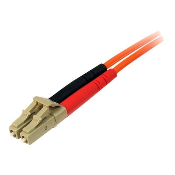 Multimode 50/125 LC / LC duplex optisk fiber patch-kabel - 10 m - STARTTECH