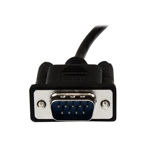 Serial RS232 DB9 Crossover Null Modeemi Kaapeli - STARTECH - 1 m - Musta
