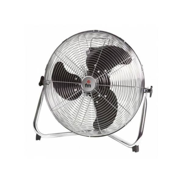 Lattiatuuletin - Grupo FM - F-45 - 140W - Metallinen - Harmaa musta, Ruostumaton teräs