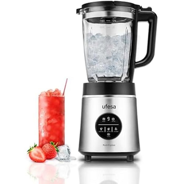 Multifunktionel Mixeur - UFESA - Rock Crystal - 1800W - Glaskande 1,75L - 6 Blade i Rustfrit Stål