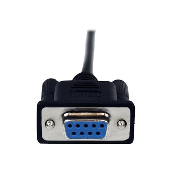 Serial RS232 DB9 Crossover Null Modeemi Kaapeli - STARTECH.COM - 2 m - Musta