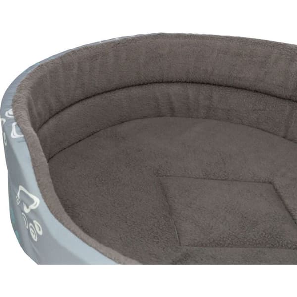 Oval hundkorg Trixie Jimmy Look - ljusgrå/mörkgrå - Grå - 75×65 cm ljusgrå/mörkgrå
