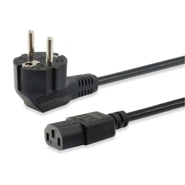 EQUIP 112121 SORT KABEL SORT 3 M STIK TYPE F COU