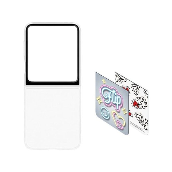 Coque - Samsung - Galaxy Z Flip6 - Grå - Blød - Personalisering NFC Grå