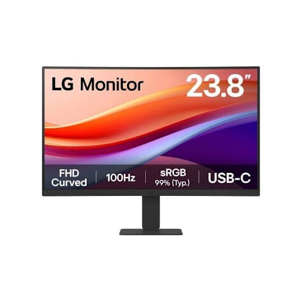 LG 24U421A-B 23.8" VA FullHD 100Hz HDR10 Bue Sort