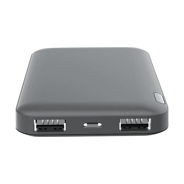 Celly Power Bank 5000 mAh 5 volttia 2,1 ampeeria musta 2-osainen Svart