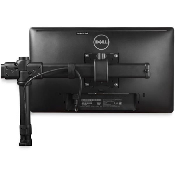 Arm til pc-skærm med to skærme med skrivebordsmontering - STARTECH.COM - ARMBARDUOG - VESA-støtte 13-27 tommer - Sort