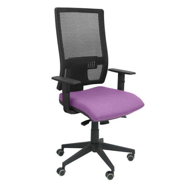 PIQUERAS Y CRESPO ergonomisk kontorsstol - Horna modell - BALI lila tyg - Justerbart svankstöd