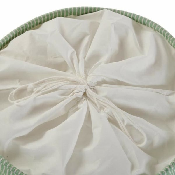 grøn vasketøjskurv polyester bomuldsnylon (38 x 48 x 38 cm)