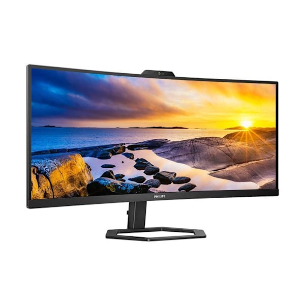 Skærm - Philips - 34E1C5600HE/00 - 34 tommer - 3440 x 1440 px - Sort Sort