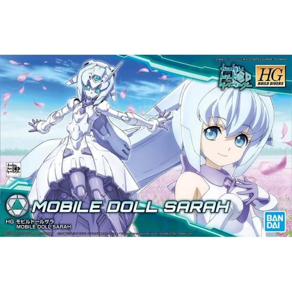 Gundam modell - Bandai Hobby - 23 Mobile Doll Sarah - HG 1/144 - 13cm - Ledad utan lim