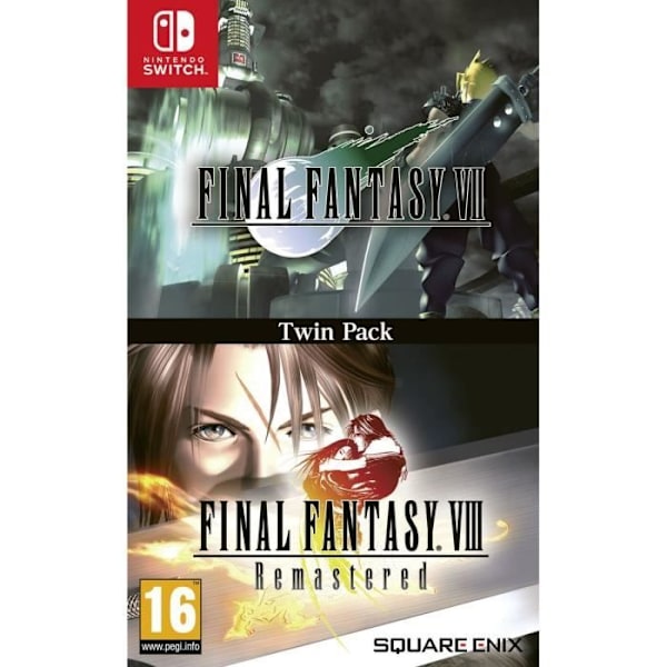 FINAL FANTASY VII ja FINAL FANTASY VIII Remastered Switch Game Vit