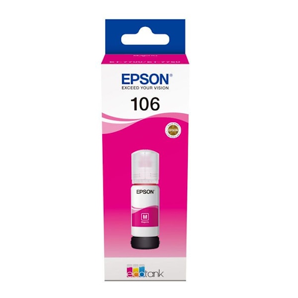 EPSON 106 mustesäiliö - Magenta - 70 ml - EcoTank ET-7700, ET-7750, L7160, L7180