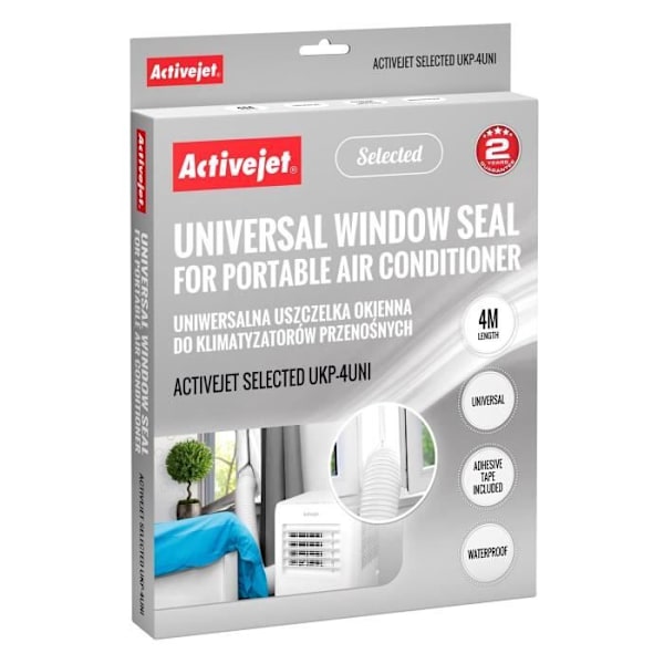 Fælles Universal til tætning Vindue til Mobil Aircondition 4 meter - ACTIVE JET - UKP-4UNI