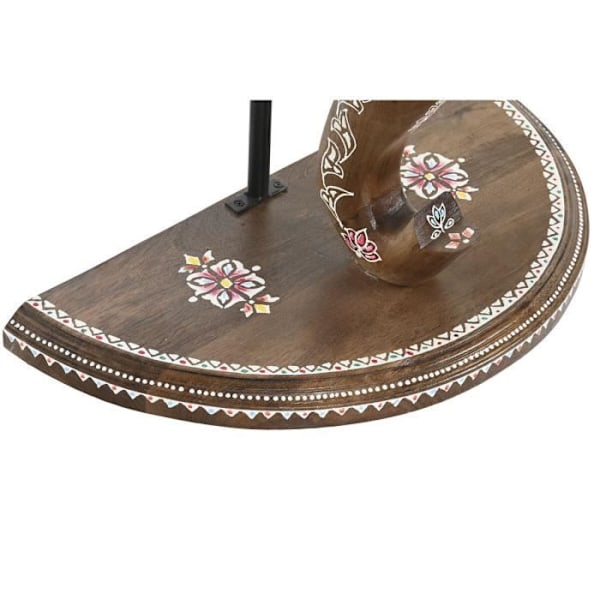 Sidebord - Flerfarvet mangotræ - Højde 78 cm