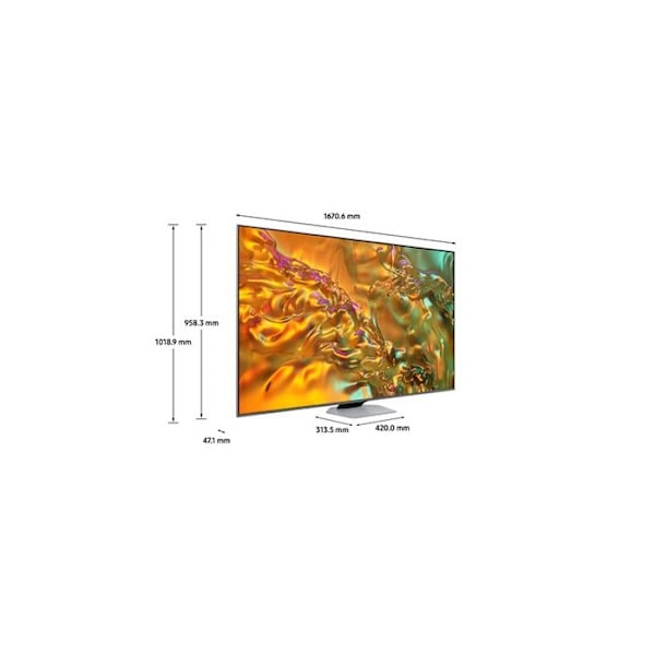 SAMSUNG TV QLED 4K 189 cm TQ75Q80D