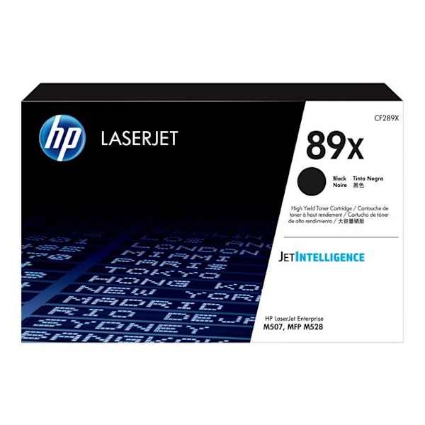 HP 89X tonerpatron - Sort - Laser - Høj ydelse - 10.000 sider