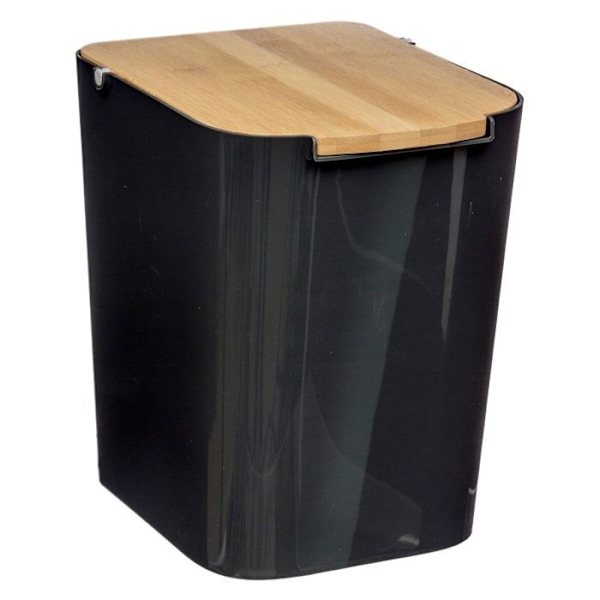 5five - 5l "naturéo" sort bambus lågbeholder Svart