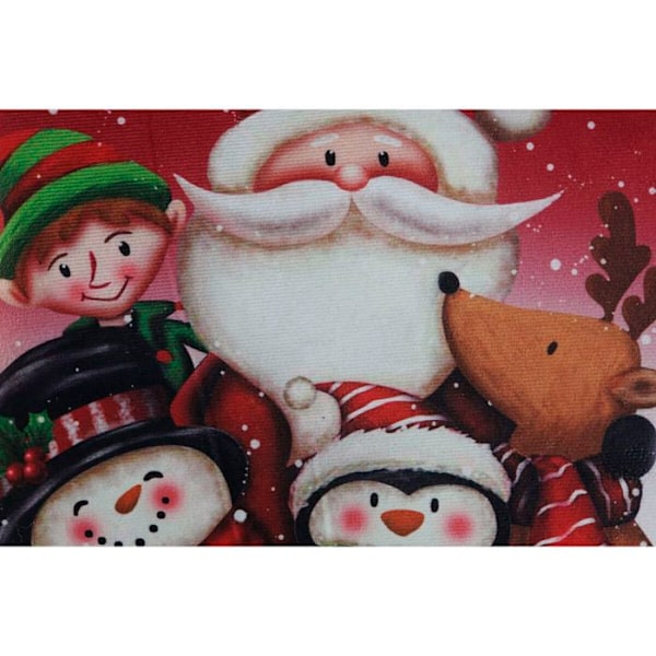 Julkudde med motivet Merry Christmas DKD Home Decor 40x10x40 cm (x2) Flerfärgad