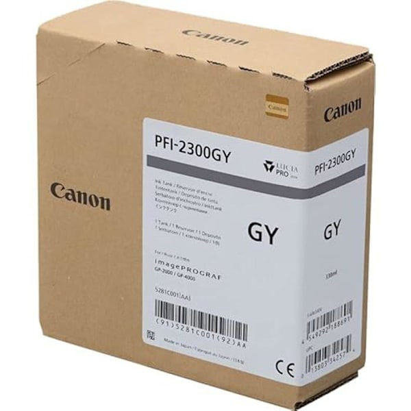 Mustepatruuna - CANON - GP-2000 GP-4000 - Harmaa - Yhteensopiva - Yleinen lisävaruste