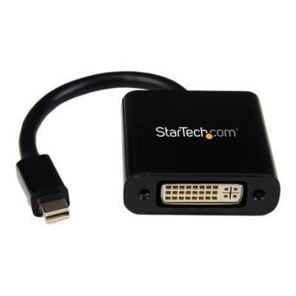 Mini DisplayPort - DVI-sovitin - 1920 x 1200 - Mini DisplayPort - DVI-videomuunnin - 1920 x 1200 - Musta - MDP2DVI3