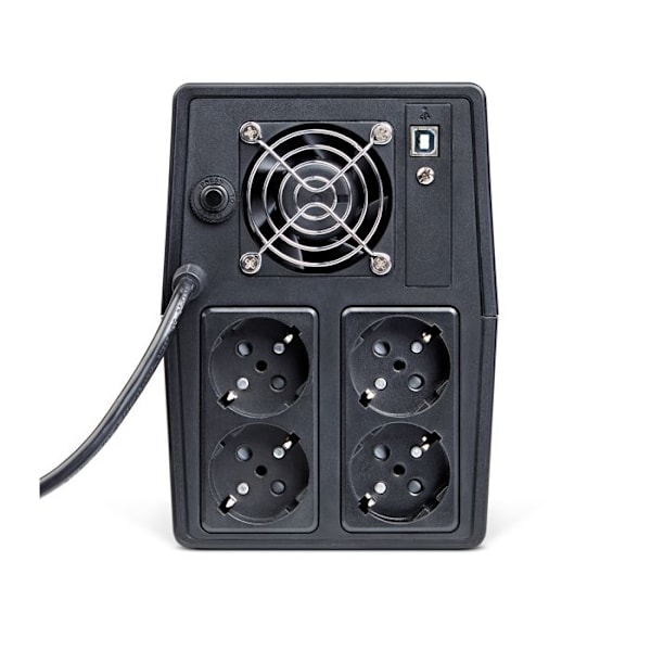 SALICRU UPS SPS 1500 ONE BL SORT Line-interaktiv 1500VA USB 4 stik Shuko/FR Overbelastningsbeskyttelse 3 års garanti 662AG000013
