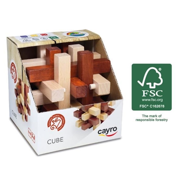 Trä Pussel Kub Spel