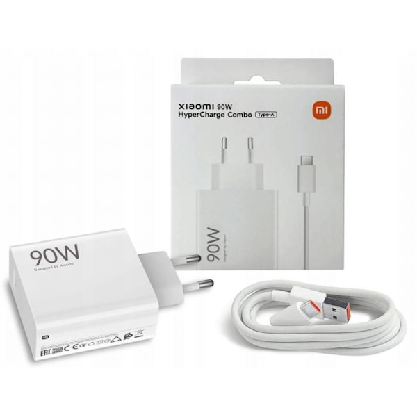 Xiaomi HyperCharge Combo 90 W (Type A) valkoinen seinälaturi