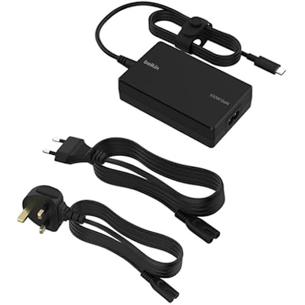 GaN USB-C Core-strømadapter - BELKIN - Tilslut - Hurtig opladning - USB-C-kompatibilitet Sort